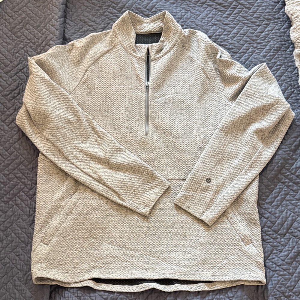 Lululemon Men's Textured Quarter-Zip Sweatshirt